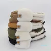 冬のサーマルスーツデザイナーラムウールソリッドトラッパー帽子マスクボタンデザイン温かい厚いサーマルセットユニセックス