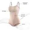 Moldeadores de mujer 2023 Body sin costuras para mujer Control de barriga BuLifter Body Shaper Invisible debajo del vestido Correa adelgazante Ropa interior