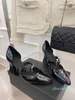 2023-Designer luxury coco dress shoes mid heel chunky pump genuine leather woman fashion shoe loafers mocassins leisure shoes size 35-41 sandals