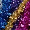 Decorazioni natalizie 2M Ghirlanda colorata Striscia Bar Decorazione albero tinsel per forniture per feste all'aperto Compleanno festival di nozze