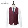 Ternos masculinos blazers homens terno primavera e outono de alta qualidade negócio personalizado três peças magro tamanho grande multi cor dois botões 231116