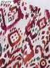 Etek Zevity kadınlar vintage düğümlü tasarım totem çiçek baskı sarong midi etek faldas mujer kadın şık fermuar ince vestidos qun3965 230417