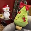 Cushion/Decorative Christmas Tree Cushion Stuffed Cute Living Room Sofa Gingerbread Man Cushion Plush Doll Holiday Decoration Children's Doll Gift