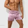 Caleçon Homme En Plein Air Sexy Boxers Soie Maison Culotte Plage Bas Lâche Pyjama Pur Mince Bikini Sous-Vêtements Sport Lingerie Mémoires