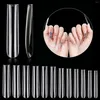 Valse nagels xxxl Extra lange vierkante nageltips C gebogen rechte manicure acryl Acryl nep Art Decoration Tools