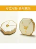 Jewelry Boxes White microfiber jewelry display props rings necklaces earrings bracelets counters window jewelry display racks 231116