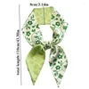 Sjaals geometrie bloemengreep tas linten kleine verse groene serie decoratieve zomer ademende chiffon head littevesscarves