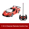 Elektrische RC auto 1 18 RC LED-licht Radioafstandsbediening Sport Super Kinderen Racing High Speed Drive Voertuig Drift Jongens Meisjes Cadeauspeelgoed 231117