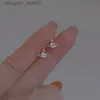 Stud Trendy Planet Brincos Prata Cor Piercing para Mulheres Moon Star Crystal Zircon Ear Stud Brincos Tragus Cartilagem Body JewelryL231117