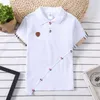 Polos Kinderen Polo Shirt Solid Kids Boys Polo Shirts Korea Fashion Boys Designer Design School Uniform 230417