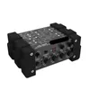 Freeshipping Line Mixer mini mixer console USB sound console 6/8 inputs 2 outputs volume indicator level control Jtqrg