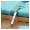 Cat Toys Mini Red Laser Pointer Pen Key Chain Funny Led Light Pet Keychain Keyring For Cats Training Play Toy Dh0185 Drop Delivery H Dh0Pk