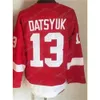 Men Retro hockey''nHl'' 9 Gordie Howe Jersey Vintage Classic 10 Alex Delvecchio 13 Pavel Datsyuk 14 Brendan Shanahan Team Color Red White For Sport