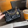 Torba CC Kobiety Złota moneta Mini Torba na ramię z klapką Top Skóra bydlęca Matelasse Łańcuch Klasyczna podręczna torba Crossbody Trend Torebka Portfel Fanny Pack Multi Pochettes Birk