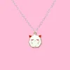 Pendant Necklaces 2pcs Cartoon Ghost Friendship Couple For Korean Fashion Female Men Friend Lovely Women Jewelry