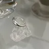 Eşleşen Yüzükler Vintage Ring Promise Halkaları Çiftler için Hafif Lüks Yüzük Sınıf Halkalar Unisex Tasarımcı Yüzükler Erkek Kadın Kadınlar için Gümüş Yüzükler 02