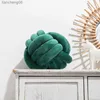 Cushion/Decorative Soft Knot Ball Round Throw Cushion Kids Home Decoration Plush Throw Handmade