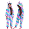 Pyjamas Kinder Onesie Kinder Einhorn Panda Pyjamas Tier Cartoon Decke Schläfer Baby Kostüm Winter Jungen Mädchen Licorne Jumspuit 231116