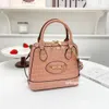 23 Luxus-Designer-Tasche, Damenmode, Umhängetasche, Krokodilleder-Muster, bunte Tasche, zwei G, Valentinstagsgeschenk, Verlobungsgeschenk, Schnalle, Wickel-Lederkette