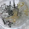 Nail Art Decorations 10Pcs Delicate Chain Eye-catching Butterfly Gloss Decorative Fashion Accessories Manicure