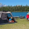Палатка из 4 человек с мгновенной установкой | Каюта палатка для кемпинга устанавливается за 60 секунд