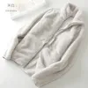 Giacche da donna Inverno Donna Giacca calda in pile Autunno Manica lunga Felpe con cappuccio di alta qualità Cappotti S-XXL 231117