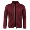 Herrjackor Mäns Winter Jacket Gym Sport Running Jackor Jacket Varm manlig träning Fitness Träning Träning Sportkläder