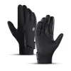 Sports Gloves Outdoor winter bicycle gloves windproof and warm touch screen black motorcycle mens work hiking 231117