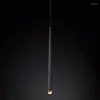 Pendant Lamps Crystal Led Chandelier Lighting Post Modern Light Luxury Bedroom Bedside Living Room Dining Bar Single Head