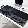 Mouse Pads Apoios de Pulso Japonês Grande Onda Off Grande Mousepad Gamer PC Gaming XL Mouse Pad Teclado de Computador Laptop Mousepad Mause Art Office Desk Mat YQ231117