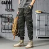 Мужские брюки CAAYU Joggers Cargo Casual Hip Hop Y2k Мужские брюки с несколькими карманами Спортивные штаны Уличная одежда Techwear Тактический хаки 231116