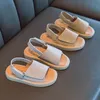 Сандалии летние детские сандалии спортивные унисекс -отдыха Light Kids Beach Sliders Light Open Toe 2231 Малыш Модные мальчики обувь 230417