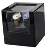 Boîtes à montres Cas 2/1/2 Slot Winder Box 5 Réglage de la vitesse Remontoir de montre automatique Intelligent Table rotative automatique Shaker Chaîne de montre mécanique 231116