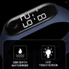 Zegarek na rękę 50m Wodoodporne mężczyzn Women Digital Watch LED Sport Glass Dial Silikon na rękę RELOJ DEPORIVO MASCULINO