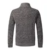 Sweaters pour hommes 2023 Cardigan en tricot pour hommes Hiver Zip-up Vintage Vêtements en polaire chaude sur Slim Fit Pulls Mâle Style Coréen Golf Manteau d'extérieur J231116