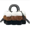 Sacs de soirée Sac de fourrure femmes Ins hiver sac à bandoulière en fourrure doux Style sac à main de créateur fausse fourrure sac moelleux en peluche dames sac à bandoulière 231116