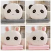 Oreiller Doux Panda Couverture Multifonction Warmhand Back Home Office Sieste Canapé Décoratif