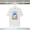 Casablanc t-shirt herr designer t shirt träning skjortor för män överdimensionerade t skjortor tee t-shirt 100% bomull rhude tshirts vintage kort ärm i USA