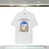 Rhude Casablanc TシャツメンズデザイナーRude Tシャツワークアウトシャツ大型TシャツTシャツ100％コットンRhude TシャツヴィンテージRhude短袖