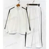 Palms Angels Tracksuits 22ss 편지 남성과 여성 면화 긴 슬리브 재킷 바지 스포츠 재킷 세트 남자 여자 캐주얼 정장 60014109 Kop0