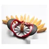 Fruit & Vegetable Tools Stainless Steel Tra-Sharp Apple Cutter Tools Slicer Upgraded Version 12-Blade Large Corer For Drop Delivery Ho Dhwsw