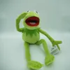 Poupées en peluche 45 cm dessin animé les Muppets KERMIT grenouille jouets en peluche doux garçon poupée pour enfants cadeau d'anniversaire 230417