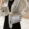 Senior sense diamond-encrusted bridal handbag small bag female 2023 new fashion chain bag everything fashion diamond jewelry bag crossbody bag