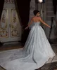 Стильные русалочные свадебные платья рукавицы v шея с блестками из бисеров аппликации кружев