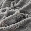 الأوراق تضع صفيحة Taff Velvet Forted For Winter Warm Soft Coral Fleece Sheet With Lister Band Coyse/King Size Size Green Sed Cover 231116