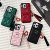 For iphone 15 Pro Max Cases Wallet Crossbody Designer Phone Case Card Holder Apple iPhone 14 Pro Max 13 12 14 Plus 15 Plus Leather Case Cover with Shoulder Strap