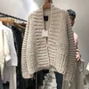 Maglioni da donna Zik Hekiy Colori Casual Cardigan larghi semplici per le donne Autunno Inverno ly Maglione multiuso Cardigan a maniche lunghe con scollo a V 231116