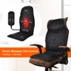 Masseur de dos Électrique Vibrant Voiture Massage Chaise Tapis Portable Masseur Coussin Maison Chauffage Infrarouge Dos Vibrateur Coussins de Massage 231116