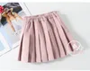 Skirts VIDMID Summer girls' cotton skirt children's black pleated dance short skirtw spring autumn baby foreign summer skirts P5169 230417