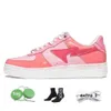 APBapesta SK8 Designer Shoes Women Mens APBapestas Sta Sk8 Black White Green Color Camo Combo Pink Pastel Pack Sax W